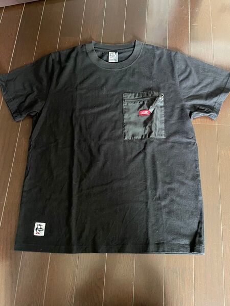 CHUMS チャムス ポケットTシャツブラックM