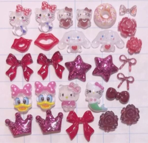 No.160 ネイルパーツ デコパーツ まとめ売り セット