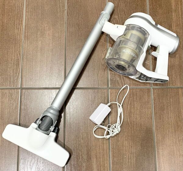 【本日限定価格】APOSEN 超軽量 サイクロン式 掃除機 コードレス スティック ハンディ クリーナー H10 白 ホワイト