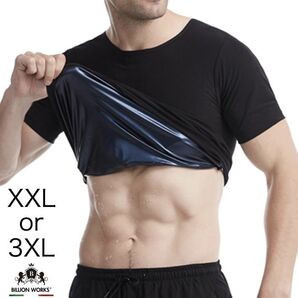 サウナスーツ 半袖 メンズ サウナグッズ 発汗 tシャツ ランニング インナー