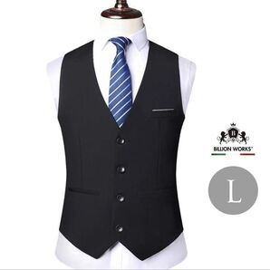 メンズベスト スーツ メンズ ベスト 礼服 インナーベスト 結婚式 人気 L