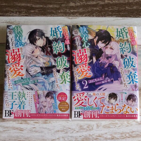 悪役令嬢として婚約破棄されたところ、執着心強めな第二王子が溺愛してきました。1&2 ぷにちゃん/著 スターツ出版