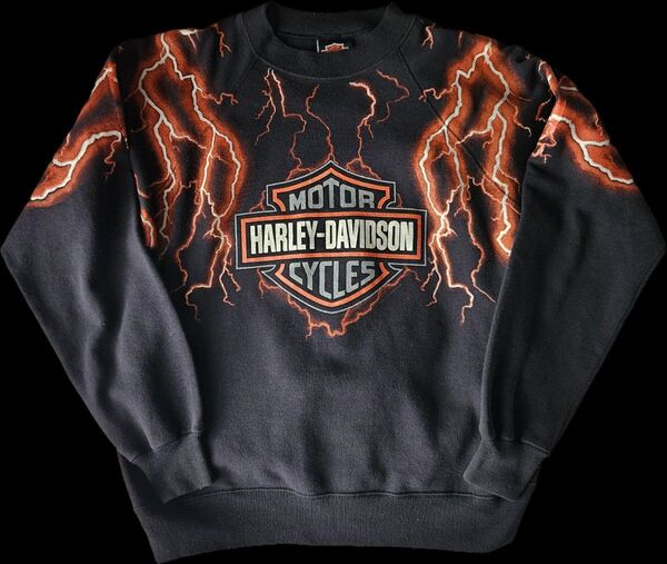 90s HARLEY DAVIDSON スウェット ヴンテージ サンダー