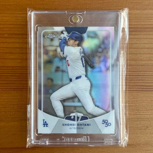 2024 TOPPS BOX 50/50 大谷翔平 Shohei Ohtani HR#18 リフラクター
