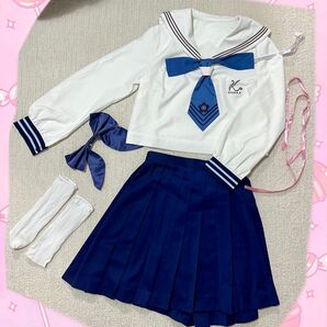原神 神里綾華 Heytea コラボ制服 コスプレ衣装 三分妄想 Sサイズ ウィッグ付き 即納