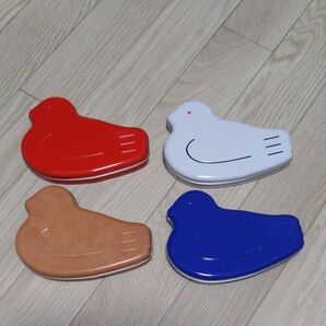 鳩サブレー 鳩 缶 鳩の日 2024 4缶セット 缶のみ 鳩サブレ缶 ハト 豊島屋 鳩サブレー缶 4色セット 鳩サブレ