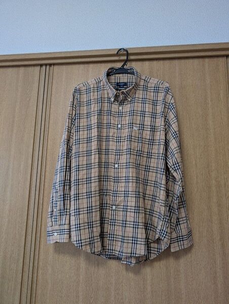 BURBERRY LONDON 長袖シャツ ノバチェック ベージュ Lサイズ