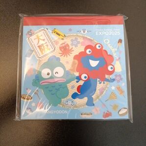 ミャクミャクサンリオ メモ帳 キティ ハンギョドン