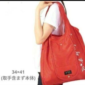 アニエスベーエコバッグ 【RED】アニエスベートートバック エコバッグ トートバック