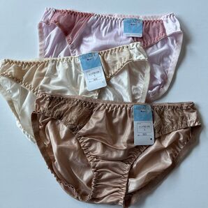 11. Lサイズ 新品 レディース レースショーツ 下着 3枚 まとめ売り 綿混