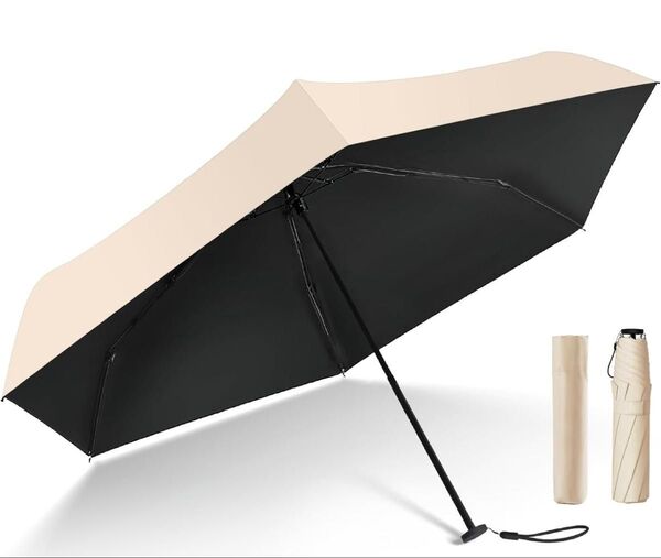 日傘 軽量 118g uvカット99.99% 完全遮光 遮熱 折り畳み傘 晴雨兼用 男女兼用 コンパクト JIS認証 紫外線遮断