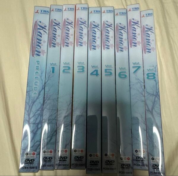 Kanon カノン DVD 全8巻PRELUDE 初回限定版 京都アニメーション
