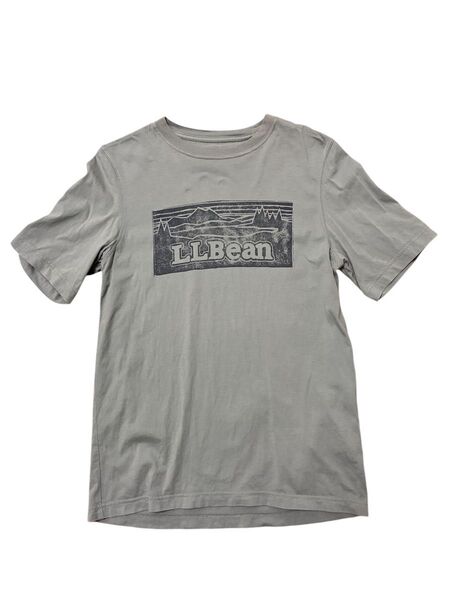 L.L.Bean エルエルビーン 半袖Tシャツ S グレー ロゴプリント