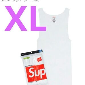 Supreme Hanes Tagless Tank Top XL タンクトップ シュプリーム ヘインズ ノースリーブ