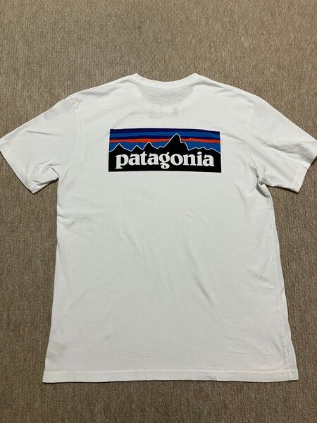 パタゴニア バックロゴ 半袖Tシャツ M