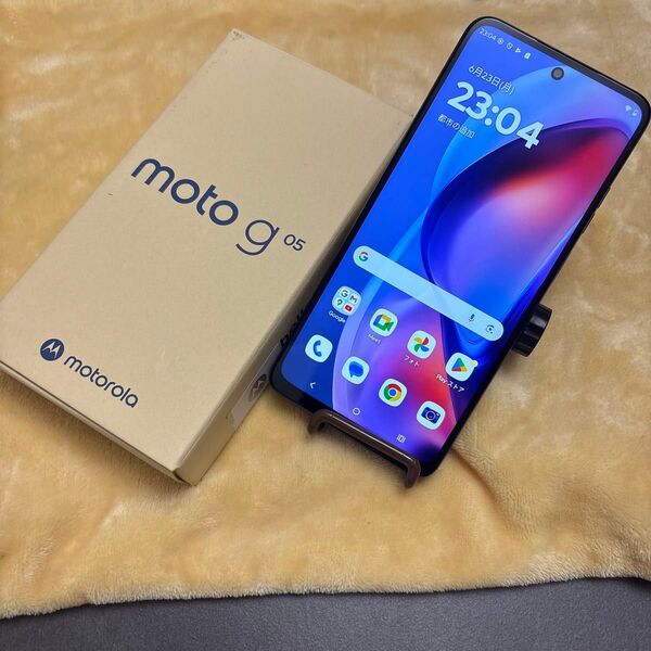Motorola moto g05 ミスティブルー128GB
