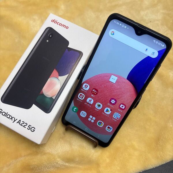 GALAXY A22 5G ブラック ドコモ SIMフリー SC-56B