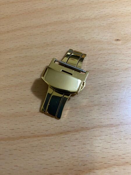 【中古品】腕時計 Dバックル ゴールド 尾錠幅18mm