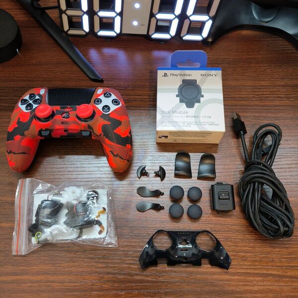 ソニー PS5 PS4 デュアルセンス エッジ 軽量化 カスタム品【動作確認済】スティックモジュール付き CFI-ZCP1J