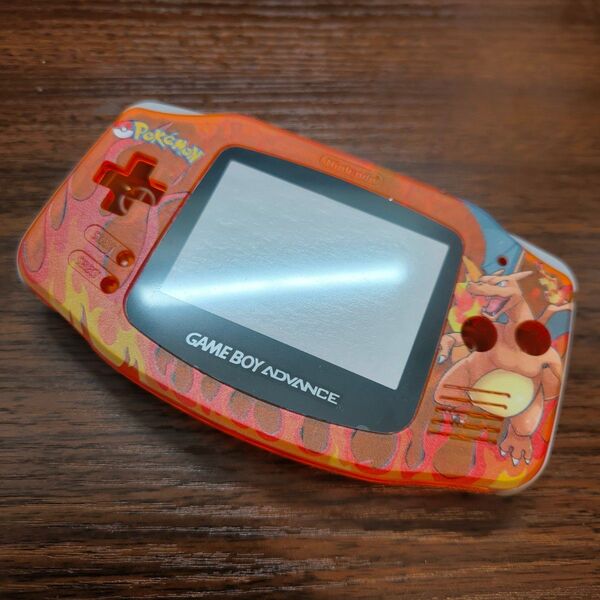 【交換用シェル】ゲームボーイアドバンス GBA AGB-001 レトロ ポケモン リザードン レッド ADVANCE ニンテンドー
