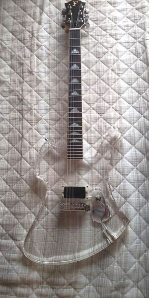 FERNANDES フェルナンデス クリスタルギター モッキンバード hide モデル MG-105 MG-85