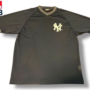 【レア】MLB公式/NYヤンキース/メッシュシャツ/インナー付/O