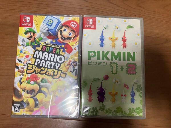 【Switch】 スーパー マリオパーティ ジャンボリー&ピクミン1+2 2本セット