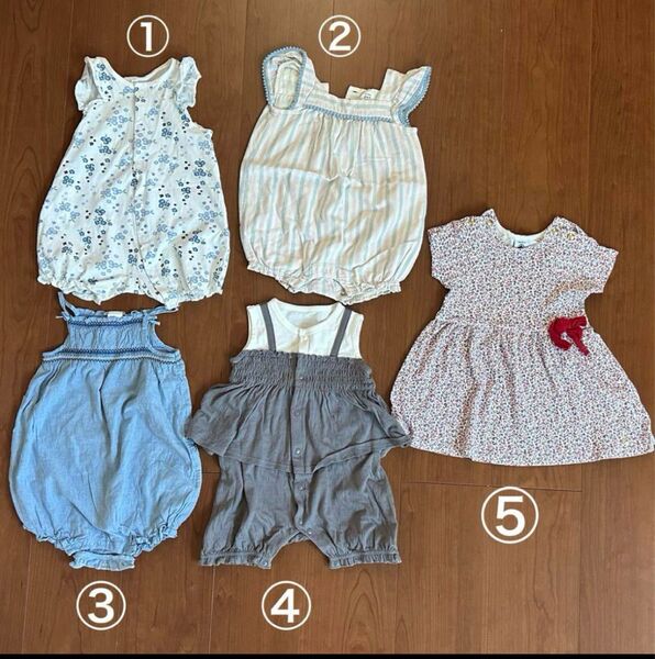 ☆1つ500〜800円☆ ワンピース ロンパース