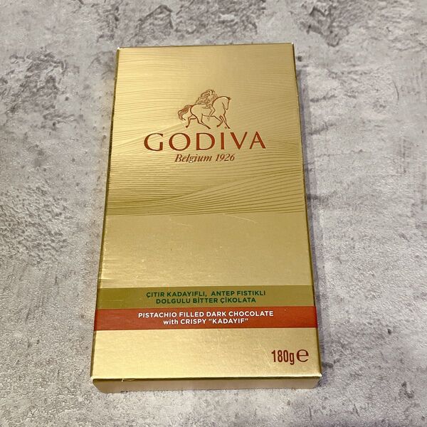 新品 希少 GODIVA ゴディバ ドバイチョコレート ダークチョコレート カダイフ
