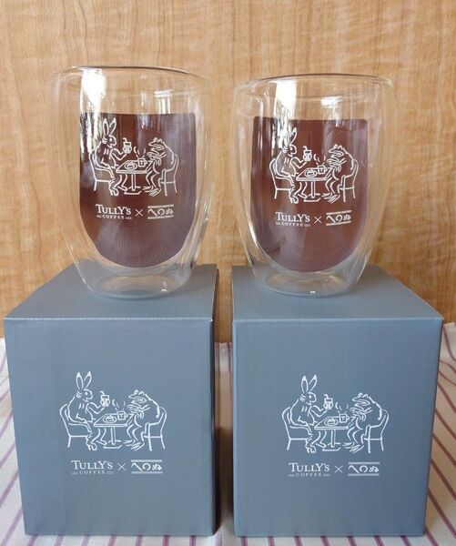 TULLY'S【新品】鳥獣戯画 ダブルグラス 2個セット