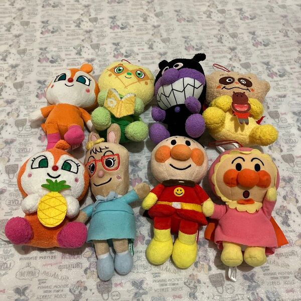 アンパンマンぬいぐるみ8点セット