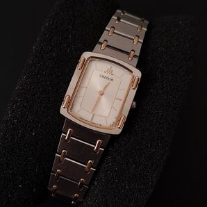 稼働品 セイコークレドール 2F70 5600 腕時計 クォーツ 18KT