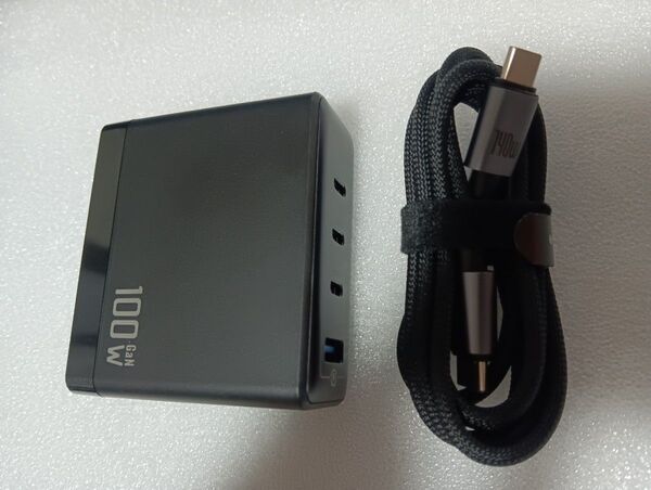NOHON USB-C 急速充電器 100W 4ポート: PD3.0 新生代GaN技術 折畳み式プラグ