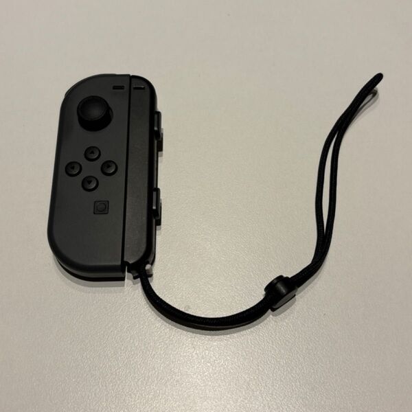 ニンテンドースイッチ Switch ジョイコン Joy-Con 左 グレー 純正品 ストラップ付き