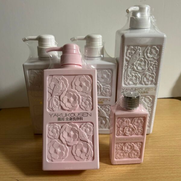 薬用全身洗浄料 薬酵泉 ボディーソープ 1000ml 本500ml3本100ml1本