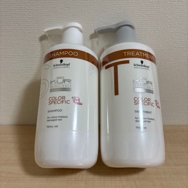 シュワルツコフ BCクア カラースペシフィーク シャンプー750ml トリートメントa750g