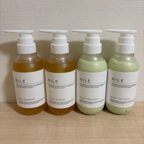 NILE 濃密泡スカルプシャンプー2個 ノンシリコンスカルプトリートメント2個 ラフランス