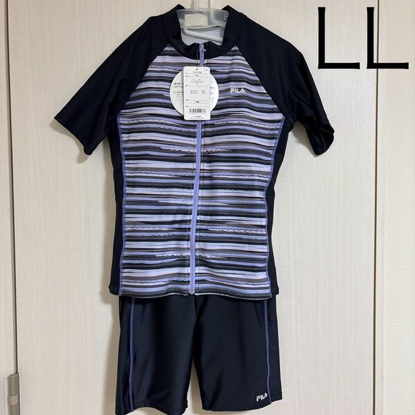 FILA フィラ レディース フィットネス 水着 2点セット めくれ防止 パット付き 13L