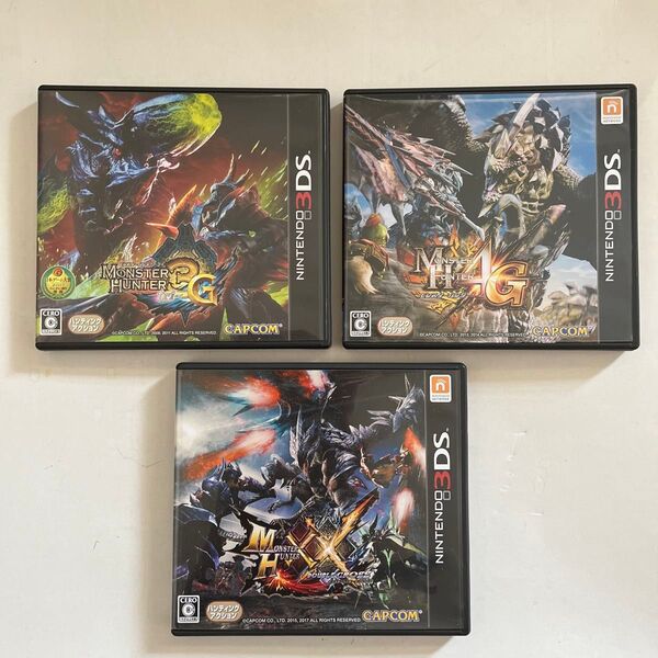 3DS モンハン 3本セット モンスターハンターダブルクロス モンスターハンター3G 4G