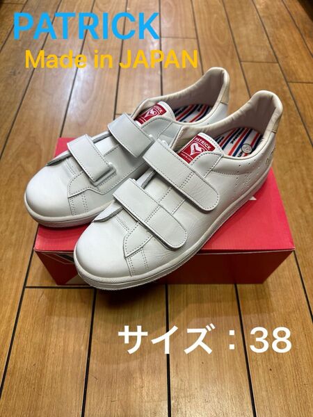 ☆新品・本革☆PATRICK OCEAN-HT パトリック オーシャン ハート ホワイト 白 日本製 ステアレザー 2本ベルト