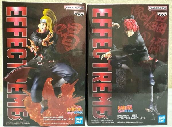 NARUTO -ナルト-疾風伝EFFECTREME-SASORI-デイダラ 2点セット