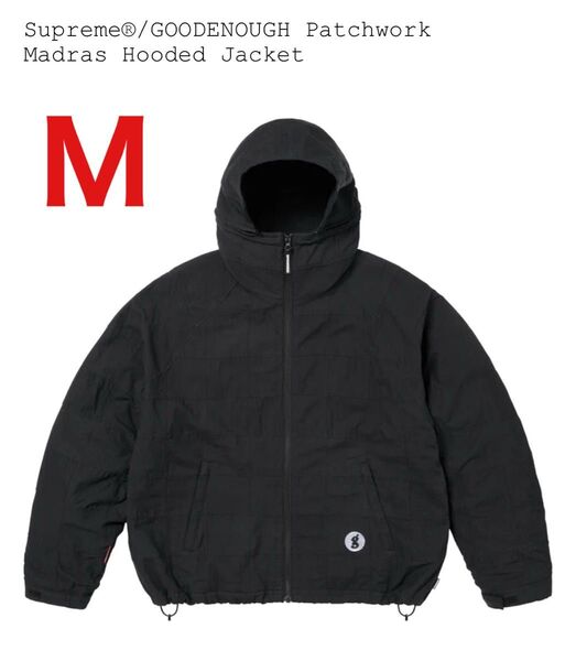 Supreme GOODENOUGH Patchwork Hooded Jacket Black M 新品未使用
