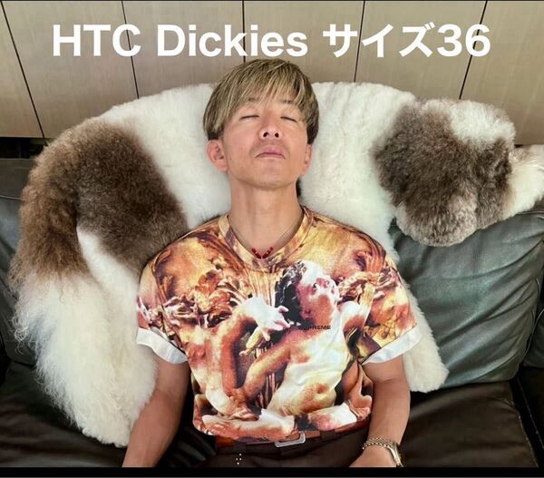 キムタク着 HTC × Dickies Pants Arrow Chain ディッキーズ brown サイズ36