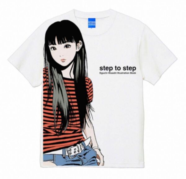 江口寿史 Tシャツ ボーダーガール step to step 出版記念展