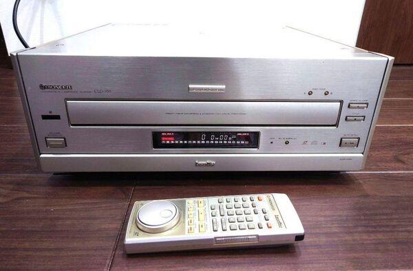 【LD/CD再生可】パイオニア LDプレーヤー CLD-959+純正リモコン