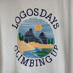 LOGOS DAYS ロゴスデイズ CLIMBING UP Tシャツ クライミングアップ Tシャツ ホワイト Mサイズ 新品