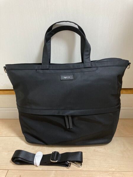 トートバッグ アニエスベー ボヤージュ agnesb voyage 旅行 ファスナー付き ショルダーバッグ 大容量 ビジネス