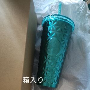 スターバックスステンレスコールドカップタンブラーターコイズ591ml STARBUCKS スタバ
