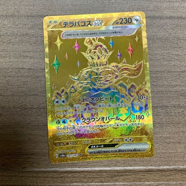 テラパゴスex UR SV8a 237/187 ポケモンカードゲーム ポケカ ポケモンカード テラスタルフェスex