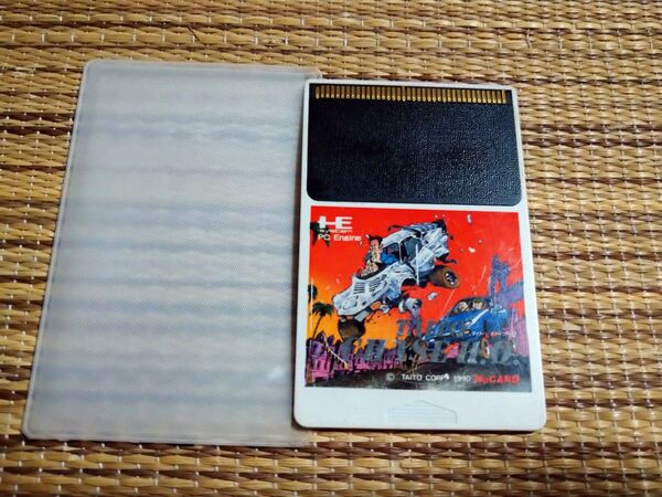 PCエンジン タイトーチェイスHQ 動作確認済み PCE HuCARD taito chase hq